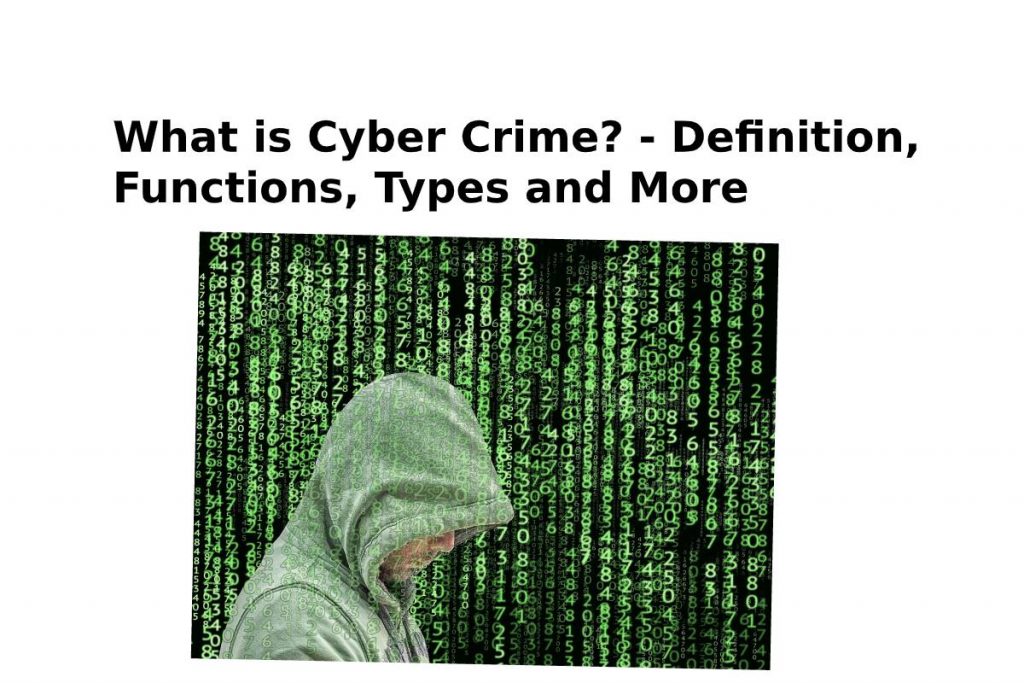 What Is Cyber Crime Definition Functions Types And More