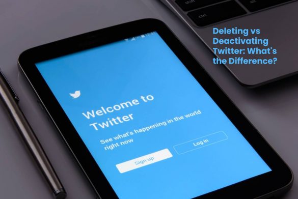 Deleting vs Deactivating Twitter
