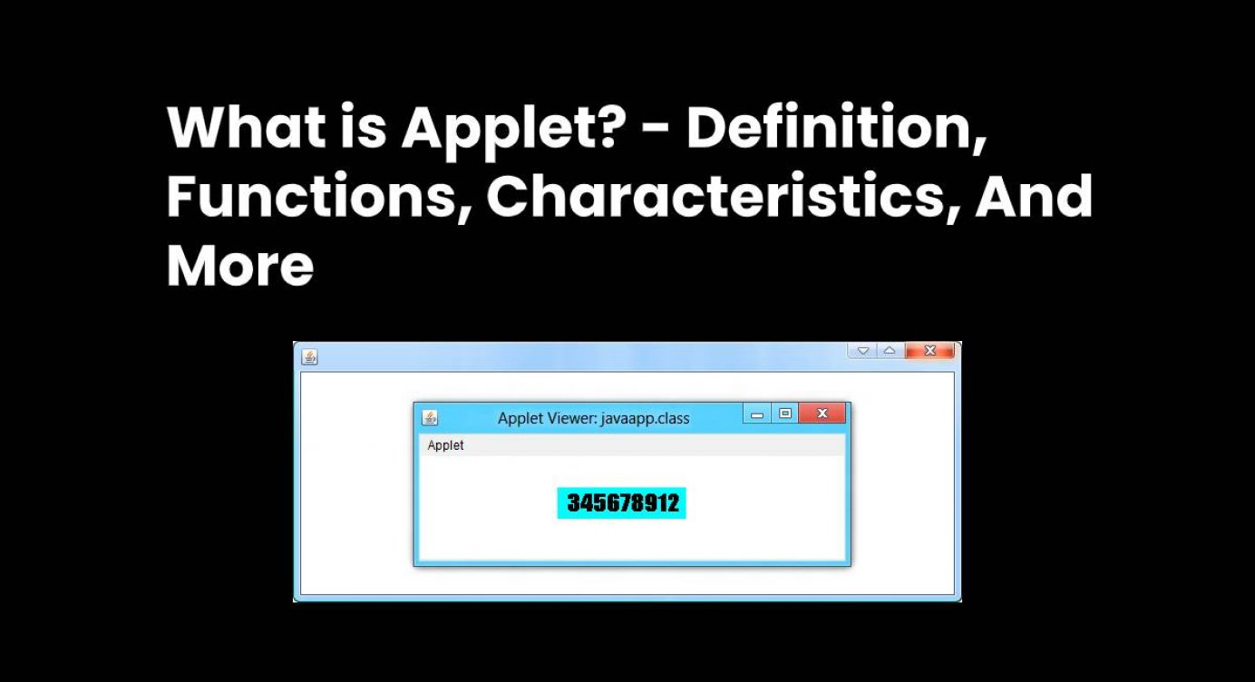 what is the applet viewer