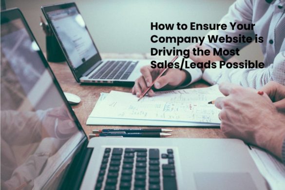 How to ensure company website driving sales