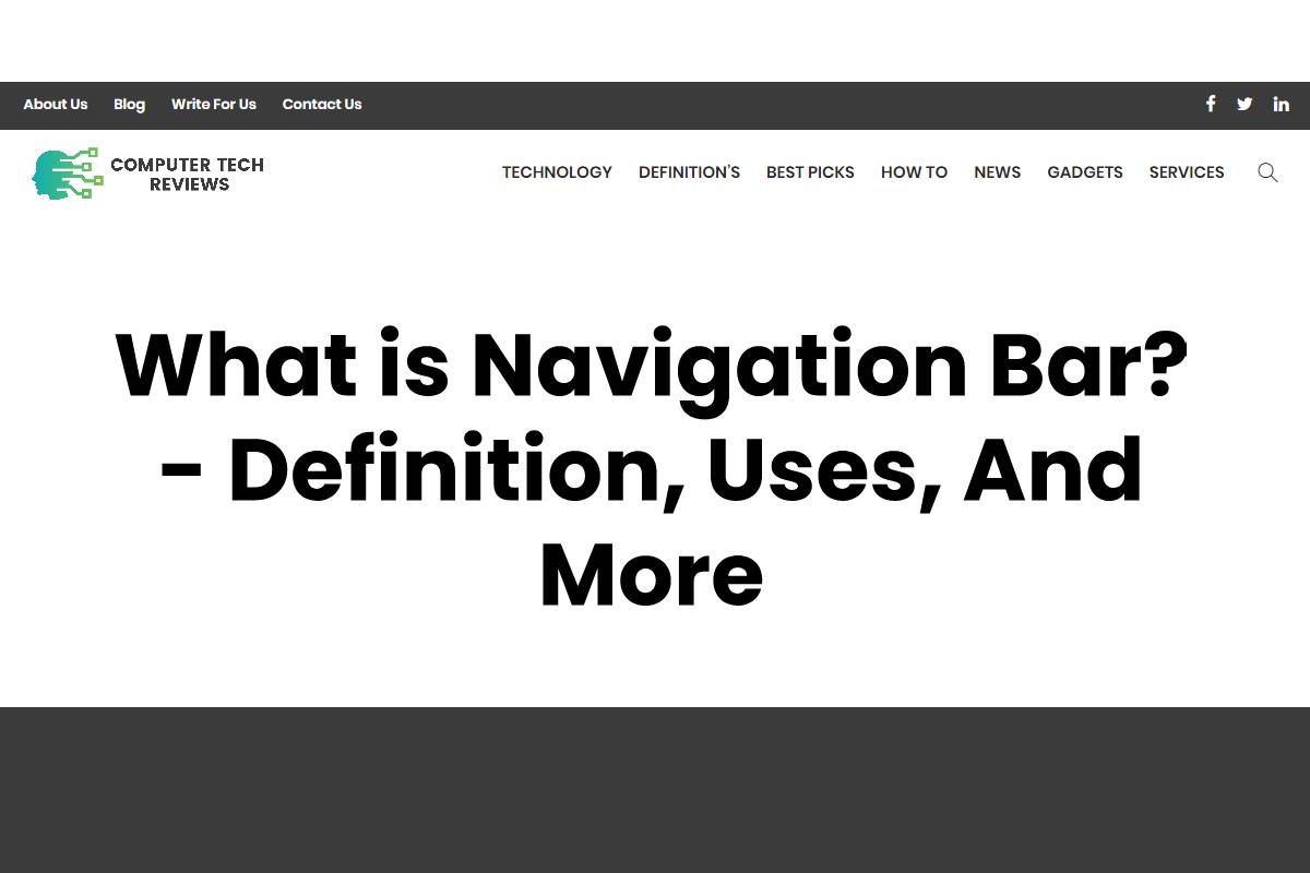 What Is Navigation Bar Definition Uses And More