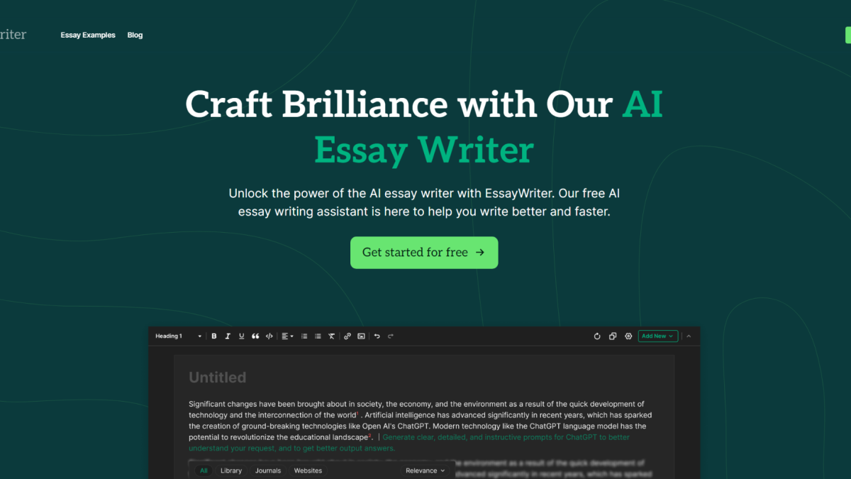 EssayWriter Review: AI Essay Writer Revealed, a Game-Changer for Students