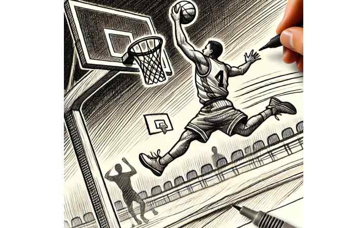 Basketball Drawing 2