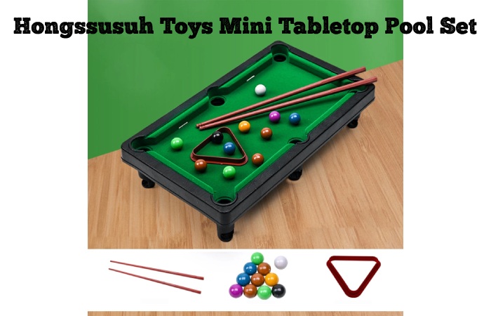 Hongssusuh Toys Mini Tabletop Pool Set