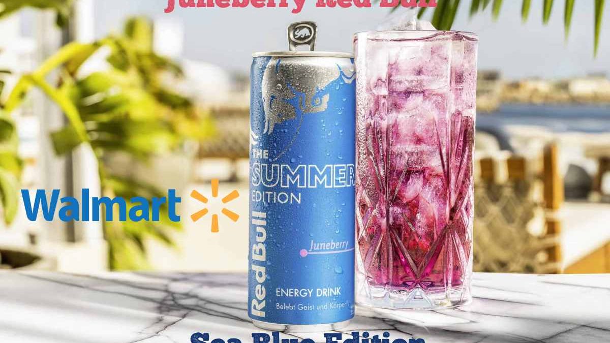 Juneberry Red Bull at Walmart: Sea Blue Edition