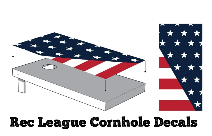 Rec League Cornhole Decals