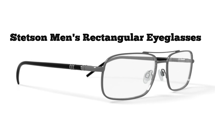 Stetson Men's Rectangular Eyeglasses