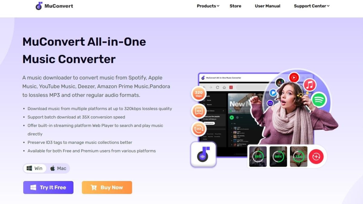 MuConvert All-in-One Music Converter Review: Features & Pricing