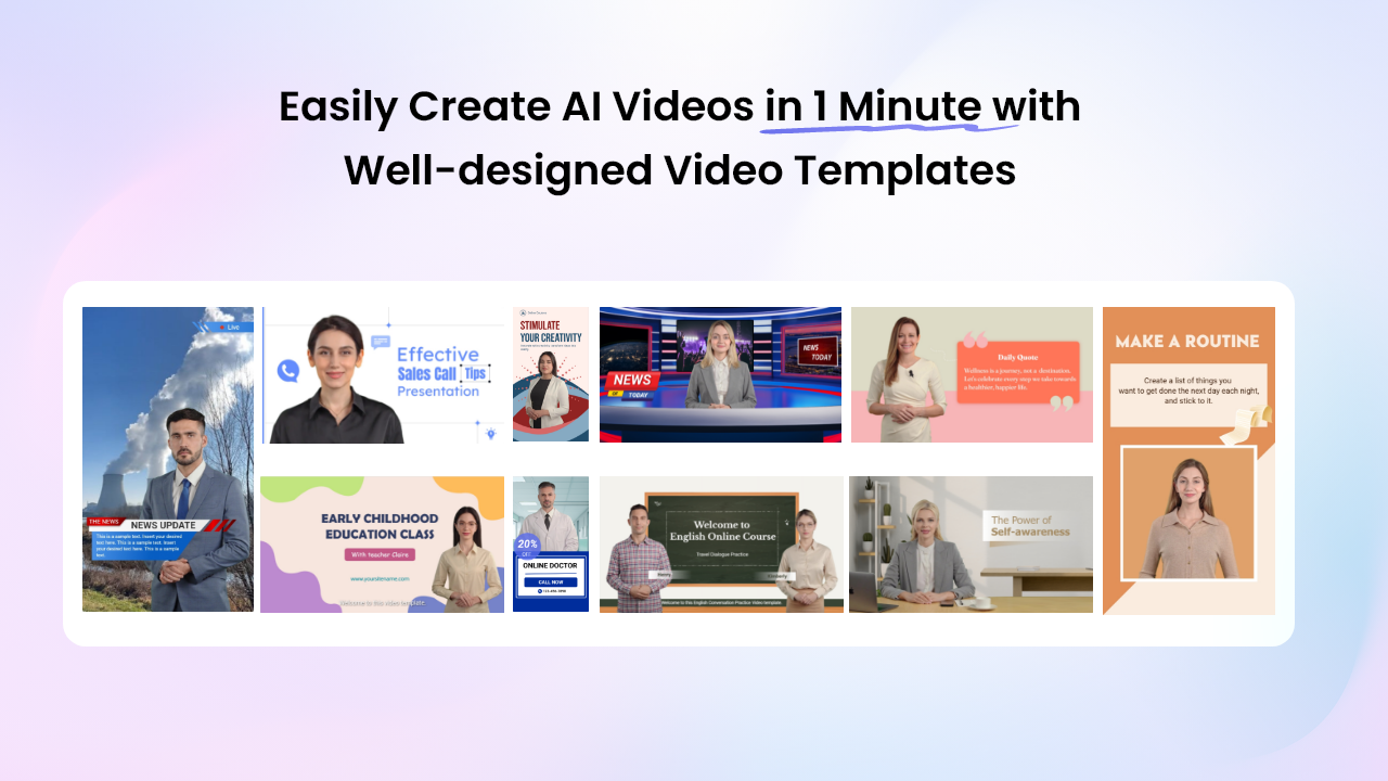 Above 2800 Video Templates